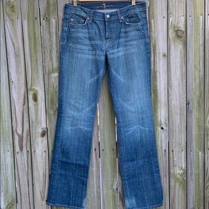 7 for all mankind boycut button fly jeans size 29